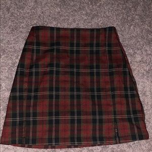 Brandy Melville Plaid Cara Skirt